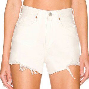 NWT Blank NYC Head in the Clouds White Jean Shorts